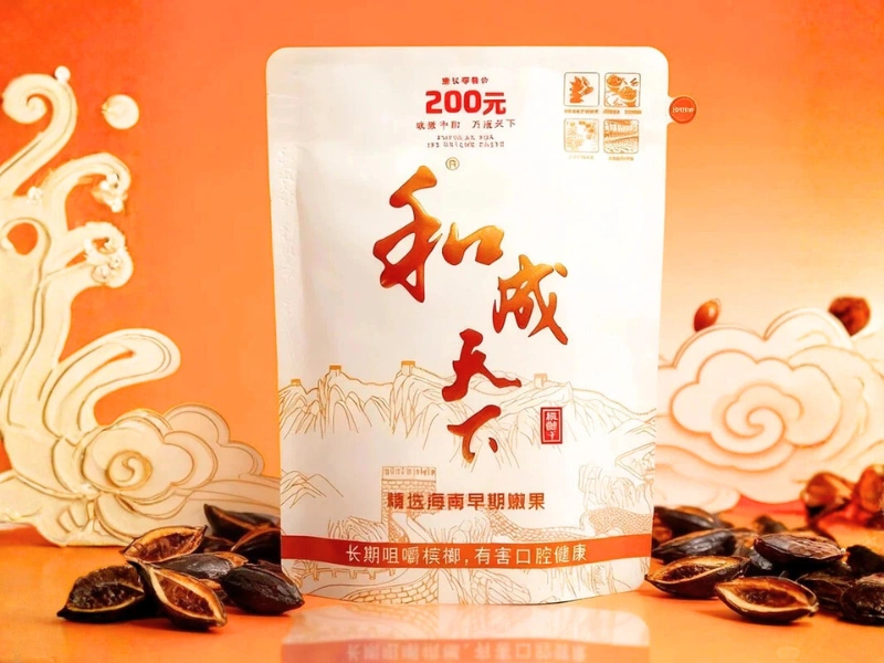 和成天下大陸檳榔乾-和成檳榔200元白虹貫日100g（1包5包11包）海南秋前嫩果烘製檳榔幹柔軟耐嚼少渣